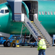 A Boeing 737 MAX 8 airplane being built for Oman Air at the company’s Renton, Washington facility in April 2019.